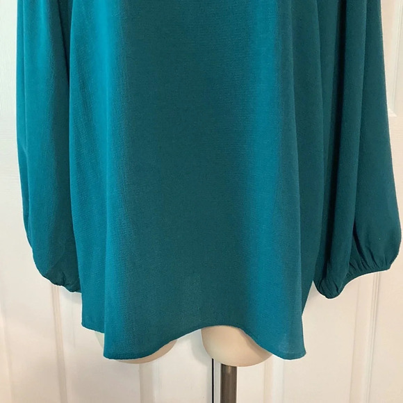 Blue Rain Green Blouse XL - Picture 3 of 15